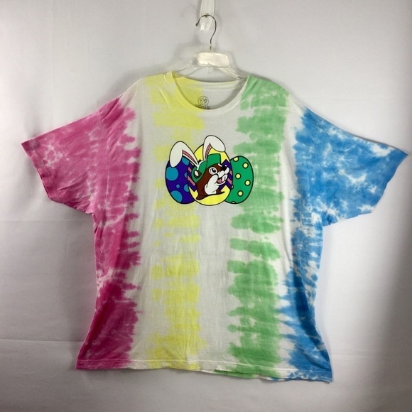 Buc-ee’s Plus Size Tie Dye Graphic Easter T-Shirt Size 3XL - Picture 3 of 12
